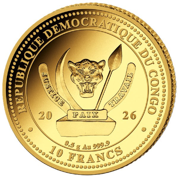World's Wildlife - Shark Hai 2026 0,5 Gramm Goldmünze PP**