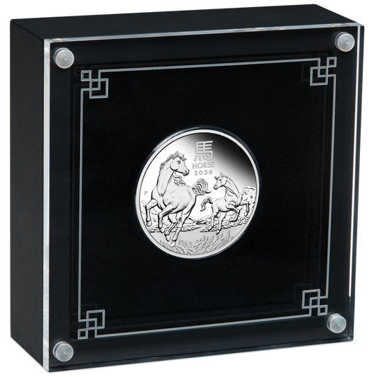 Lunar III Jahr des Pferdes 2026 1/2 oz Silbermünze PM PP in Box***