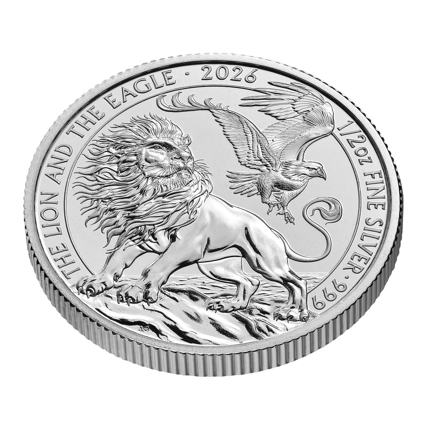 The Lion and the Eagle 2026 1/2 oz Silbermünze BU
