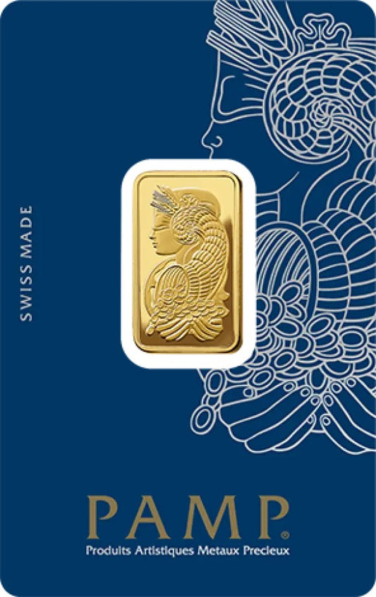 PAMP Suisse Fortuna 10 Gramm Goldbarren 999 Gold im Blister**