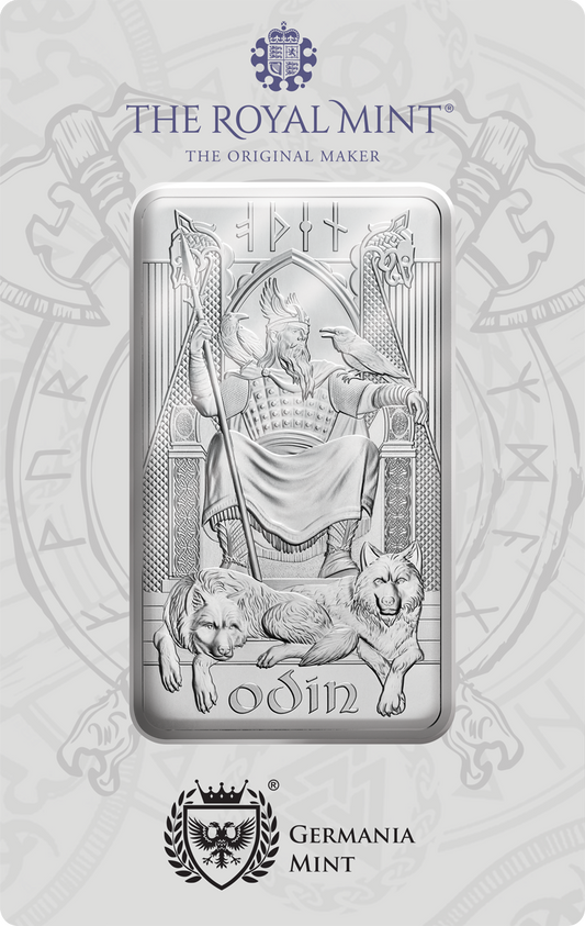 Norse Gods – Odin - 10 oz Silberbarren The Royal Mint Germania Mint