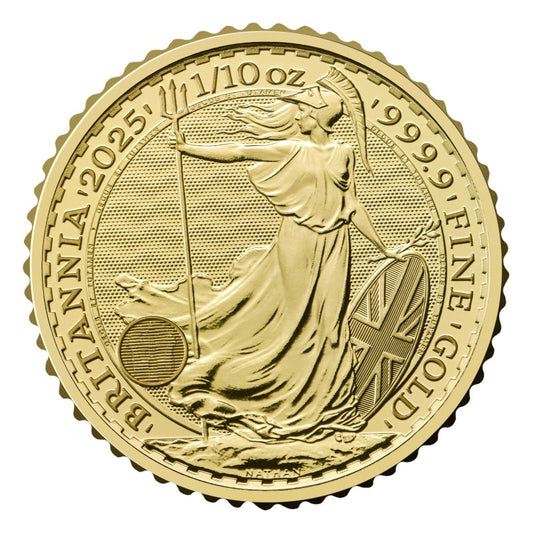 Britannia 1/10 oz Gold 2025 Goldmünze**