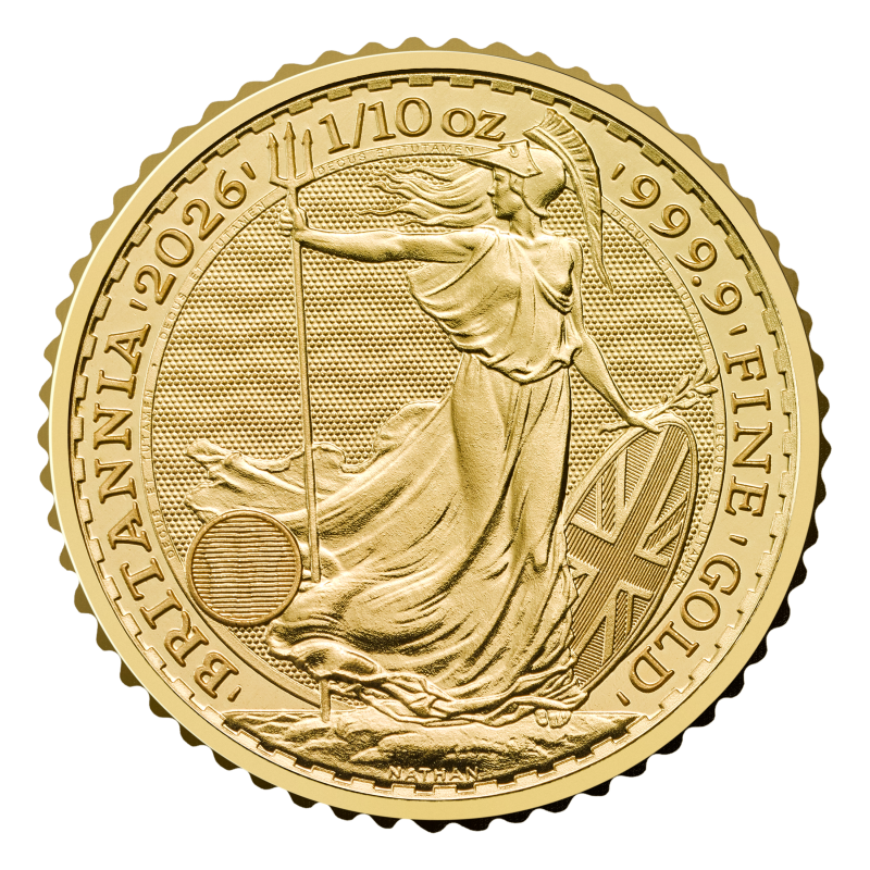 Britannia 1/10 oz Gold 2026 Goldmünze**