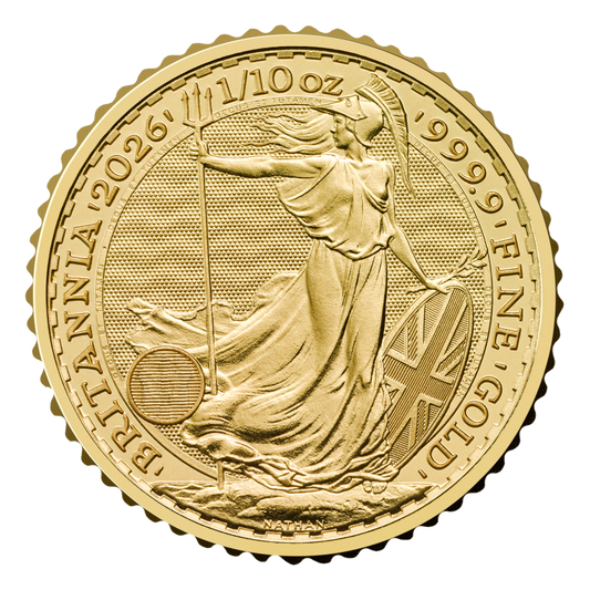 Britannia 1/10 oz Gold 2026 Goldmünze**