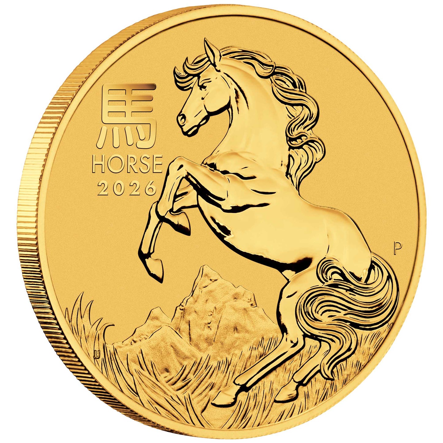 Lunar III Jahr des Pferdes 2026 1/10 oz Goldmünze PM**
