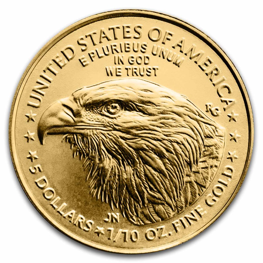 USA American Eagle 2025 1/10 oz Goldmünze - Typ 2**