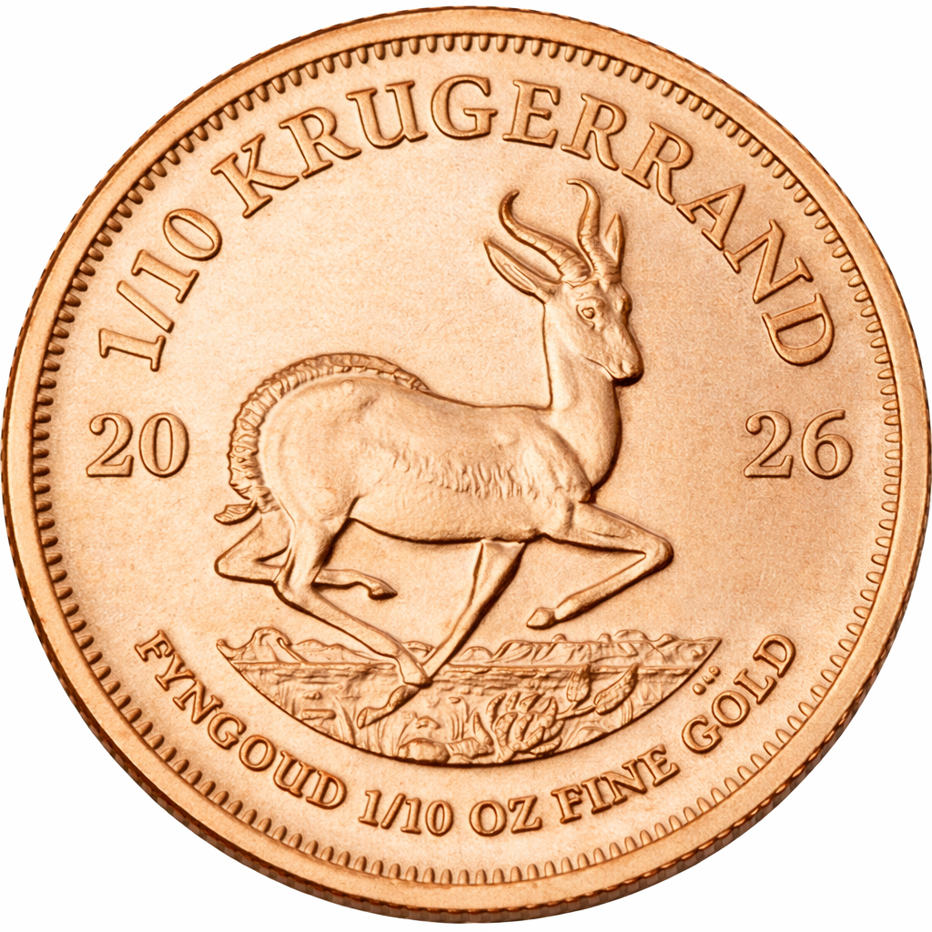 Krügerrand 2026 1/10 oz Goldmünze**