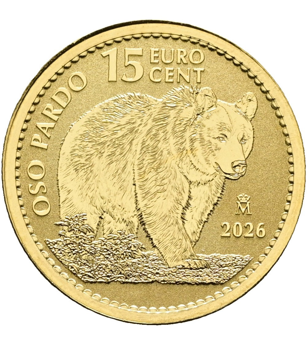 Braun Bear - Braunbär 2026 - 1/10 oz Goldmünze