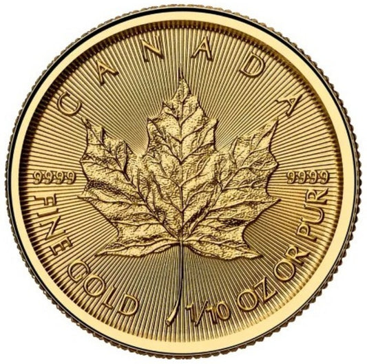 Maple Leaf 2025 - 1/10 oz Goldmünze**