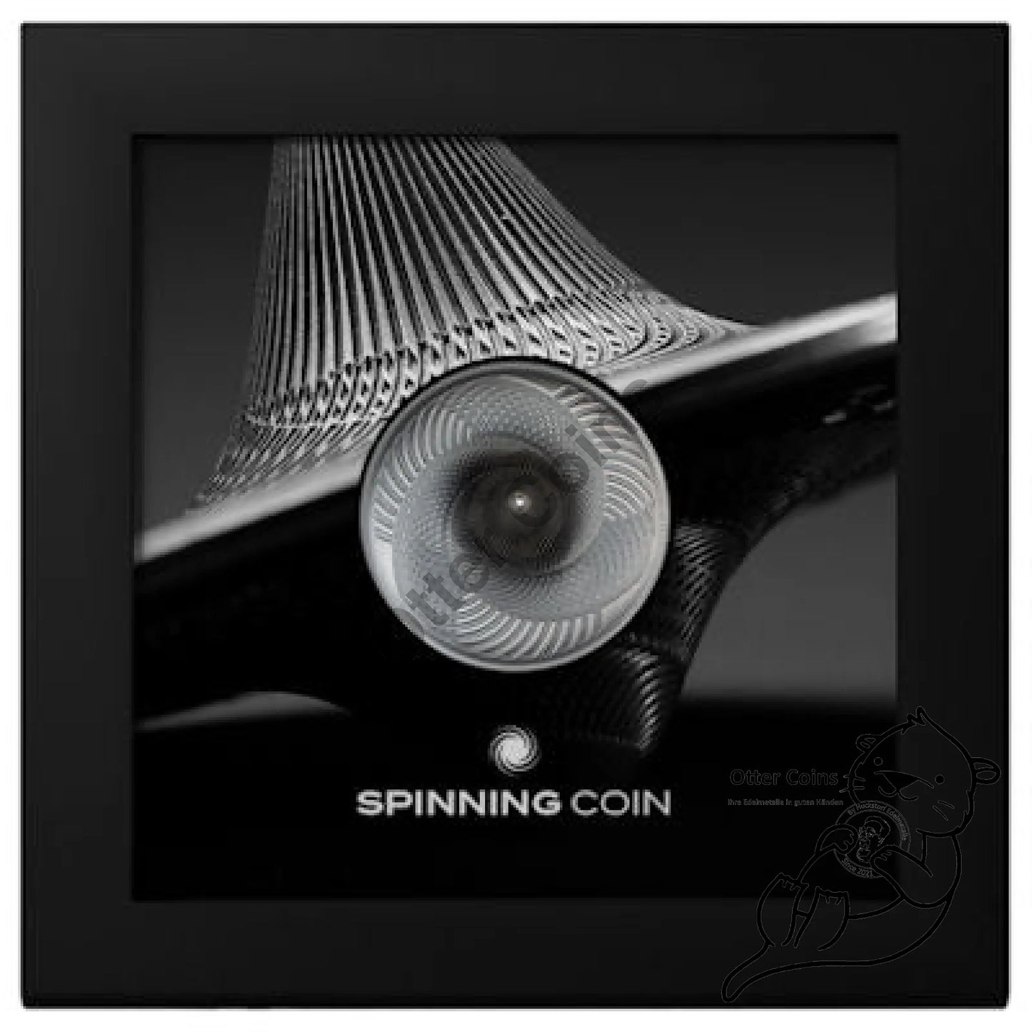 Spinning Coin 2023 1oz Silber Antik Finish*