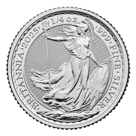 1/4 oz Britannia 2025 König Charles III Silber*