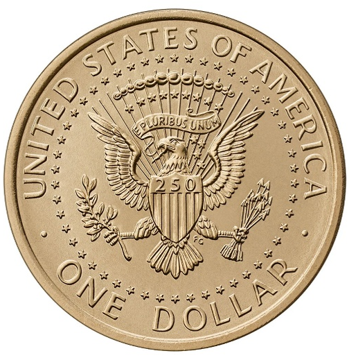 Donald Trump - 2026 – 1-Dollar-Gedenkmünze zum 250-jährigen Jubiläum der USA BU
