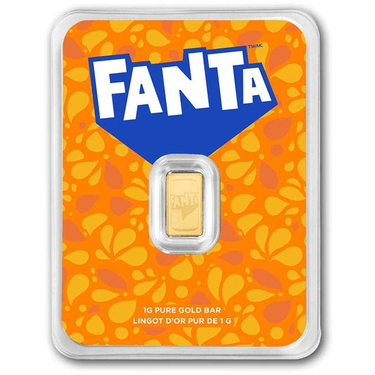Fanta®  - 65th Anniversary - PAMP - 1 Gramm Goldbarren**