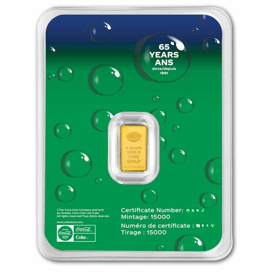 Sprite®  - 65th Anniversary - PAMP - 1 Gramm Goldbarren**