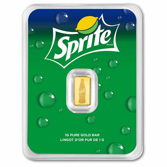 Sprite®  - 65th Anniversary - PAMP - 1 Gramm Goldbarren**