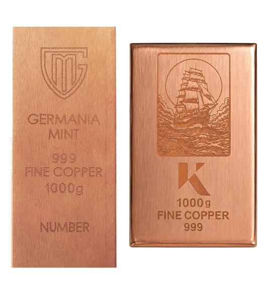 2x1kg Kupferbarren Bundle