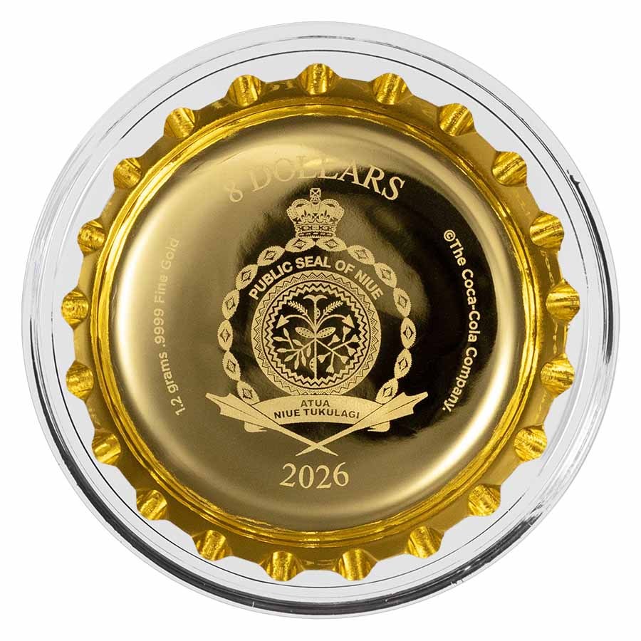 Sprite®  - 65th Anniversary - Bottle Cap - PAMP - 1,2 Gramm Goldmünze**