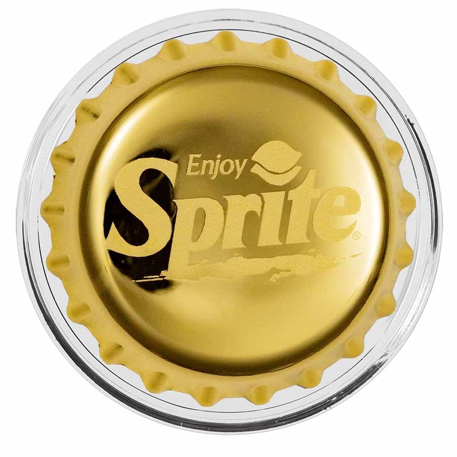 Sprite®  - 65th Anniversary - Bottle Cap - PAMP - 1,2 Gramm Goldmünze**