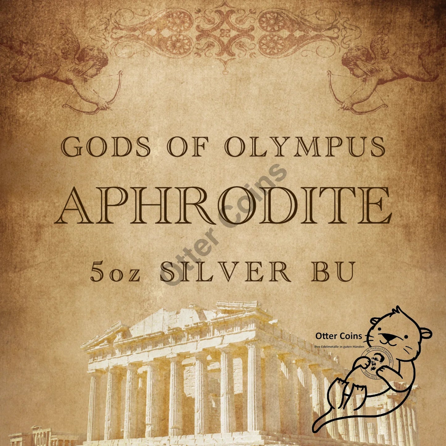 Gods of Olympus Aphrodite Silbermünze 5 oz 2022