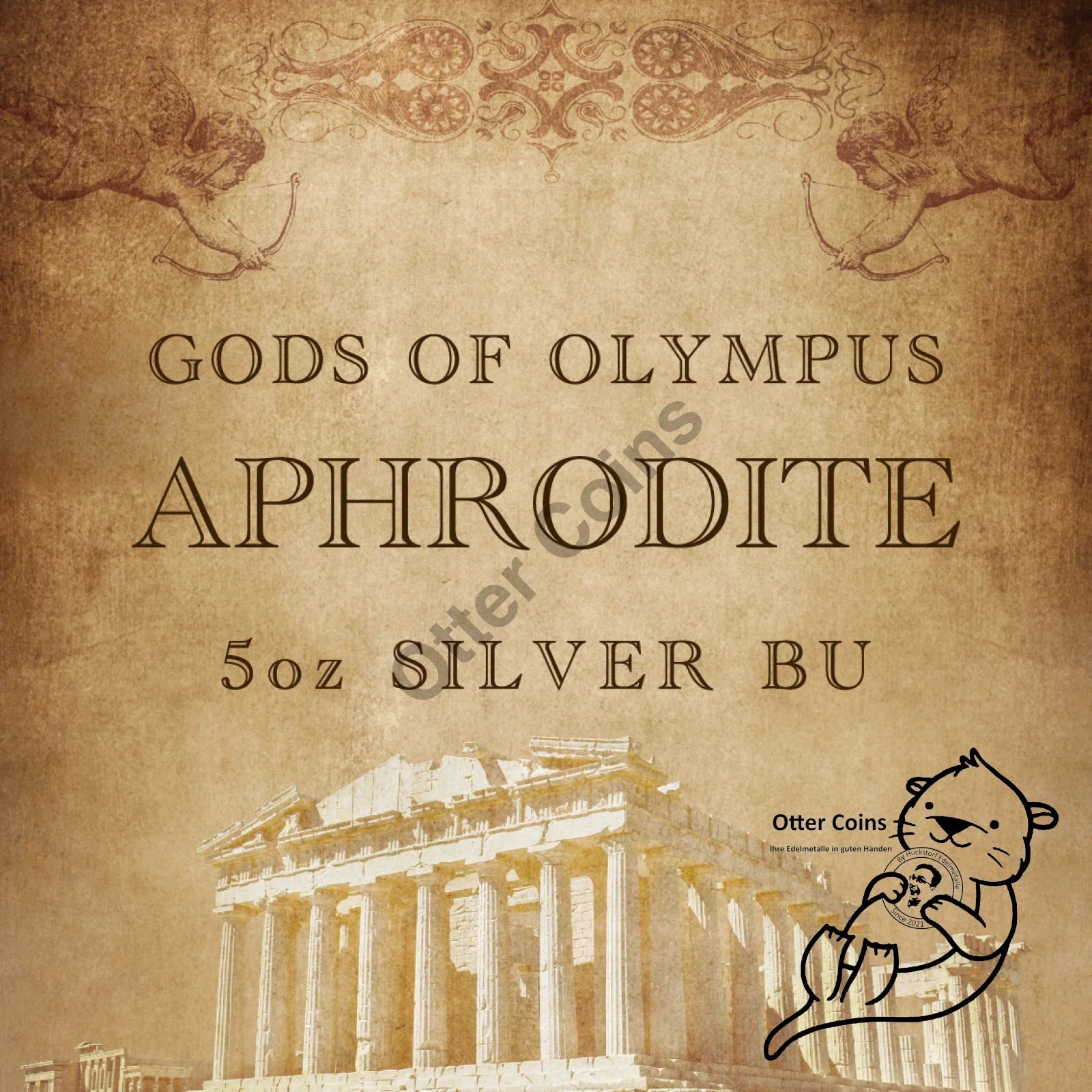 Gods of Olympus Aphrodite Silbermünze 5 oz 2022