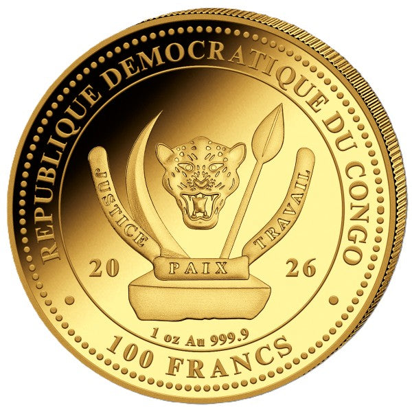 World's Wildlife - Shark Hai 2026 - 1 oz Goldmünze BU**