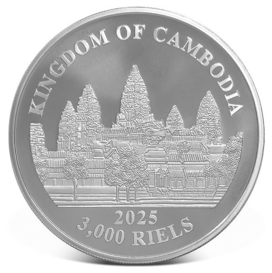 Lost Tigers of Cambodia 2025 1 oz Silbermünze*