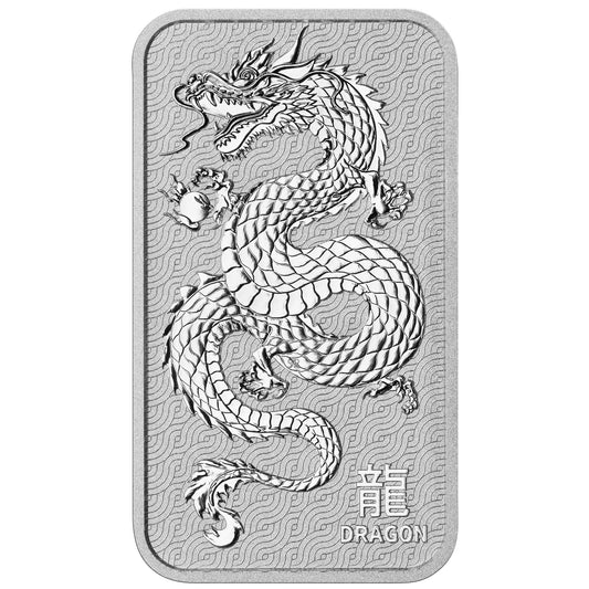 Lunar Dragon Drachen Perth Mint 1 oz Silberbarren