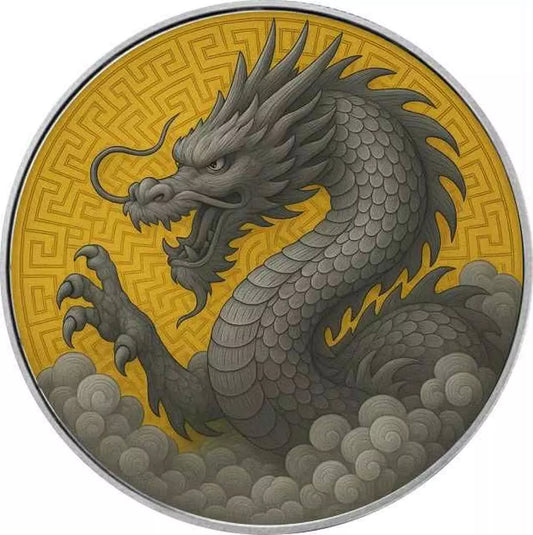 American Eagle - Dragon of Order - color Farbe - 1 oz Silbermünze 2025