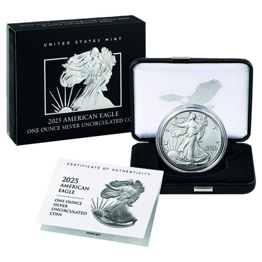 American Silver Eagle 2025 Burnished 1 oz Silbermünze BU ***