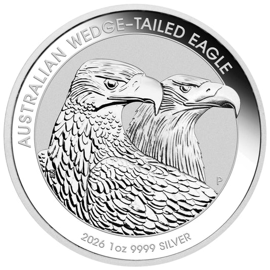 Australian Wedge Tailed Eagle 2026 1 oz Silbermünze BU