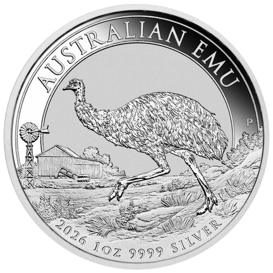 Australien EMU 2026 - 1 oz Silbermünze BU