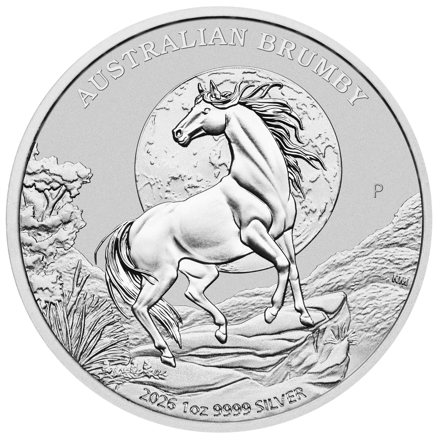 Australian Brumby 2026 1 oz Silbermünze BU