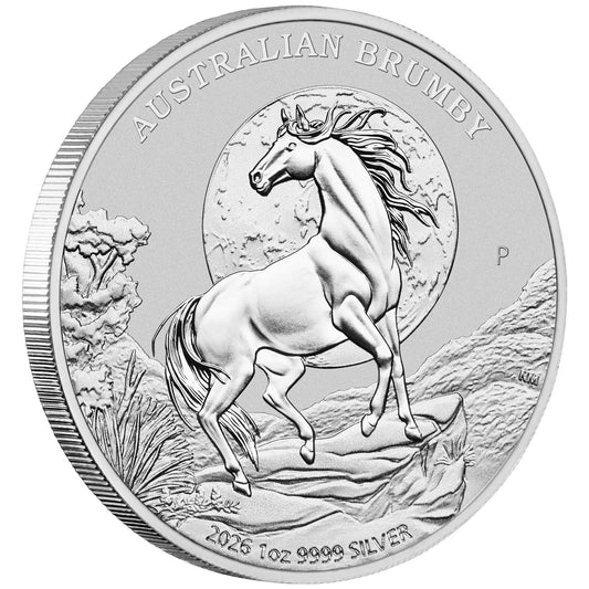 Australian Brumby 2026 1 oz Silbermünze BU
