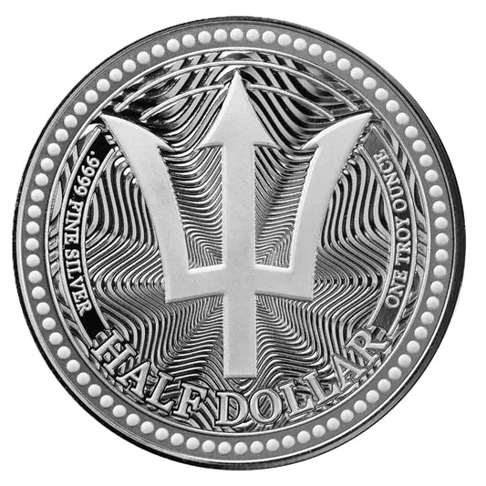 Barbados Trident Dreizack 2026 1 oz Silbermünze BU