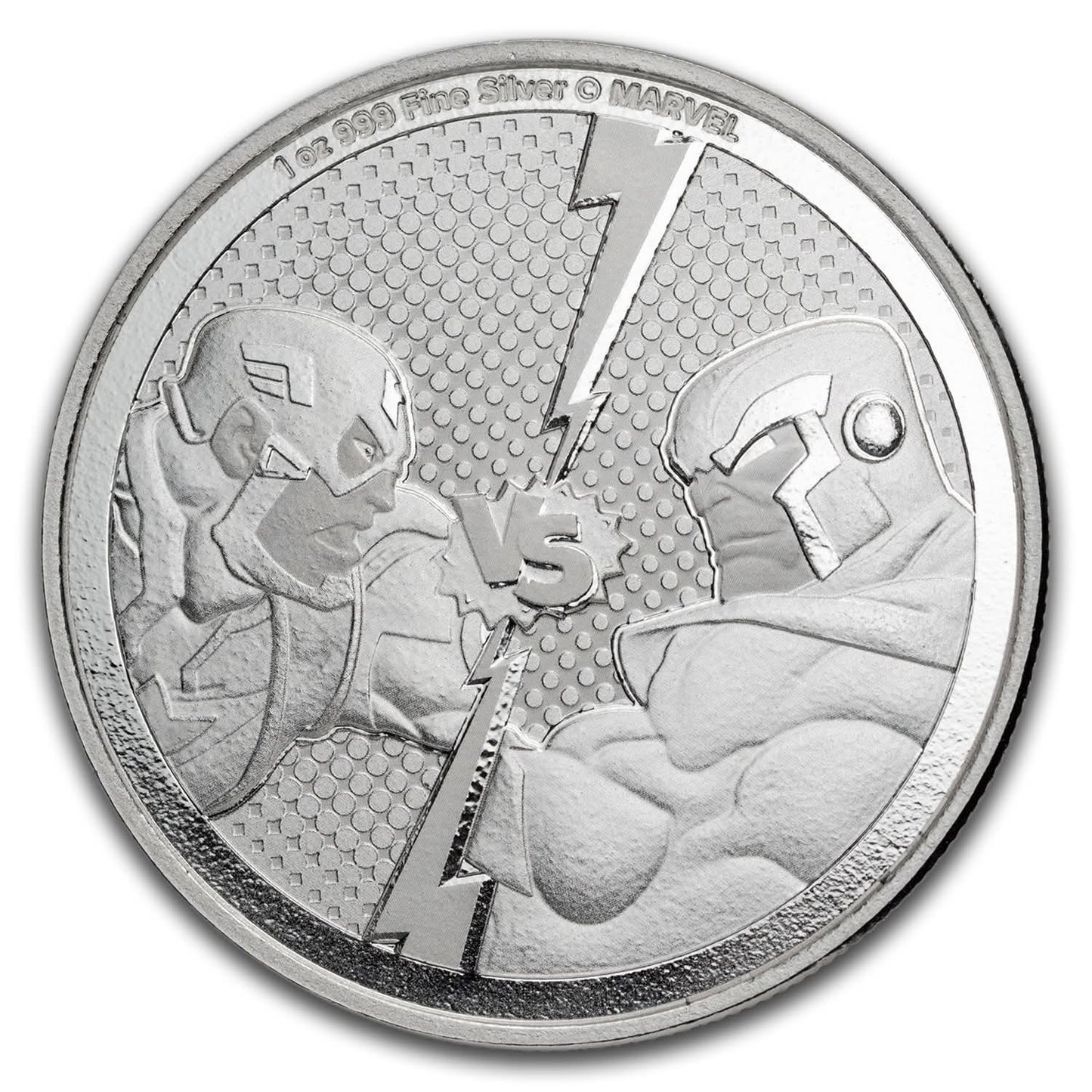 Niue - ™ - (2.) Captain America™ vs. Thanos™ 2025 - 1 oz Silbermünze BU