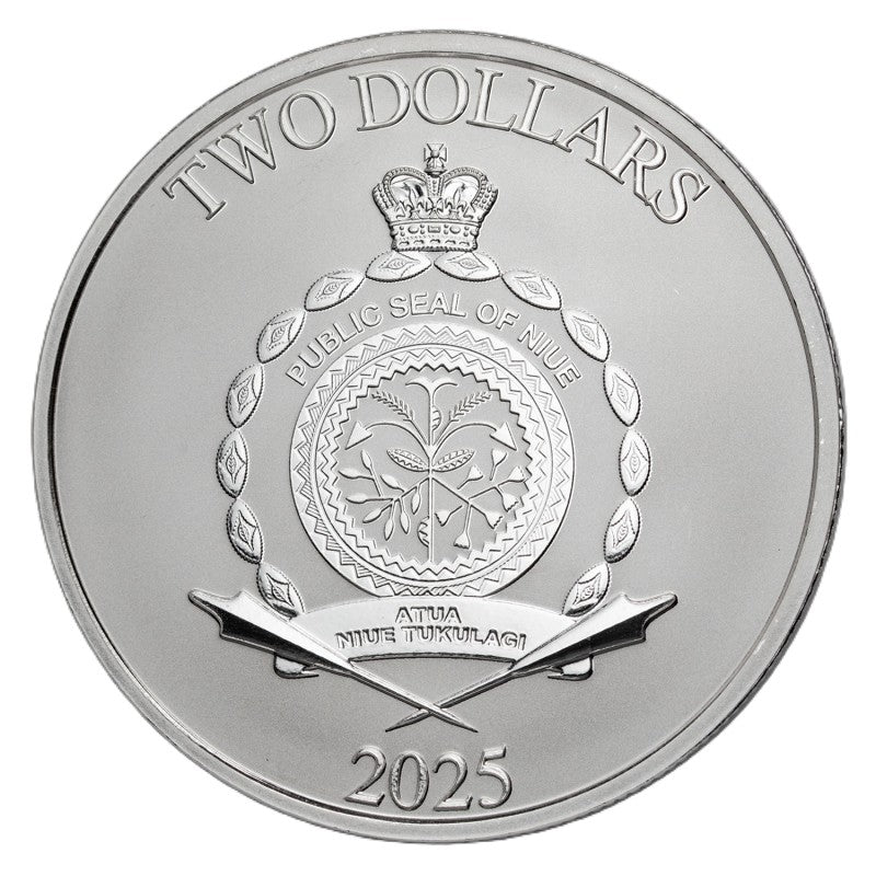 Niue Disney™ Mickey™ Seasons Greetings - Weihnachten - 2025 1 oz Silbermünze BU