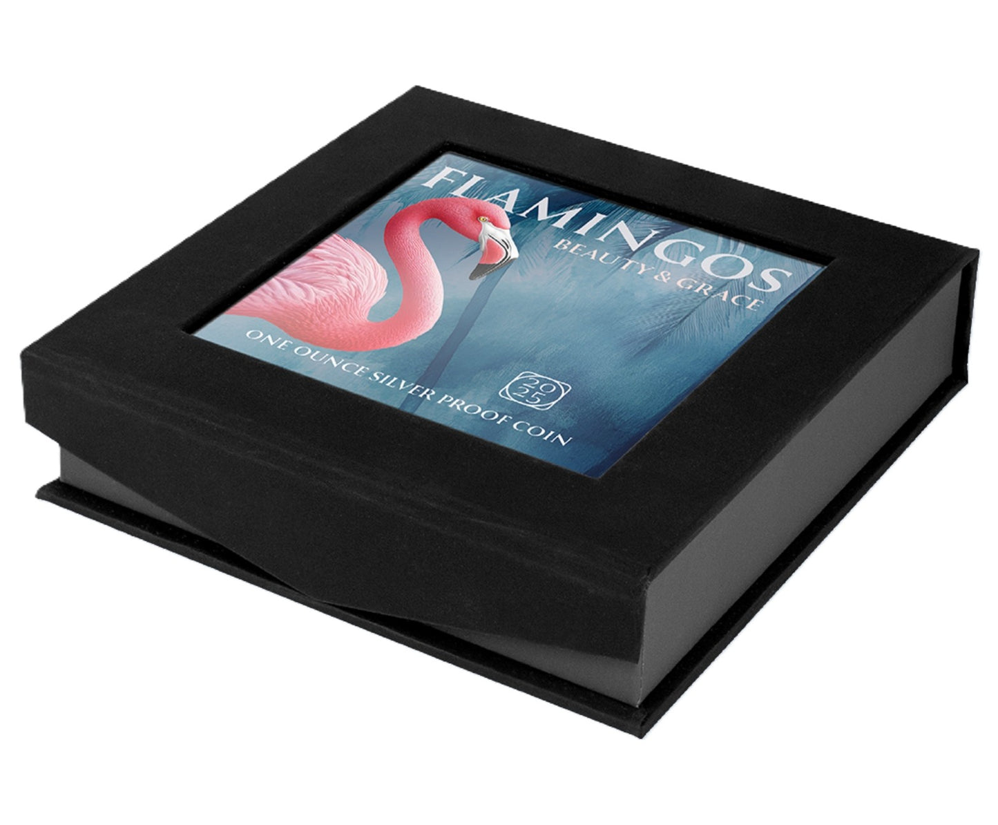 Flamingo - Rosegold - 2025 - 1 oz Silbermünze PP***