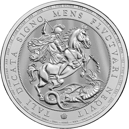 St. George and the Dragon 2026 - 1 oz Silbermünze BU