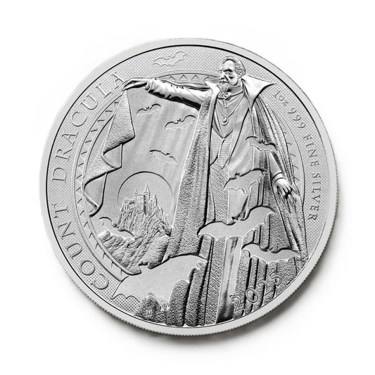 Gothic Horror - Dracula - 1 oz Silbermünze BU