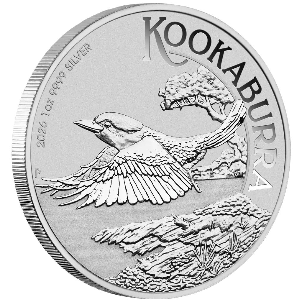 Kookaburra 2026 Perth Mint 1 oz Silbermünze BU