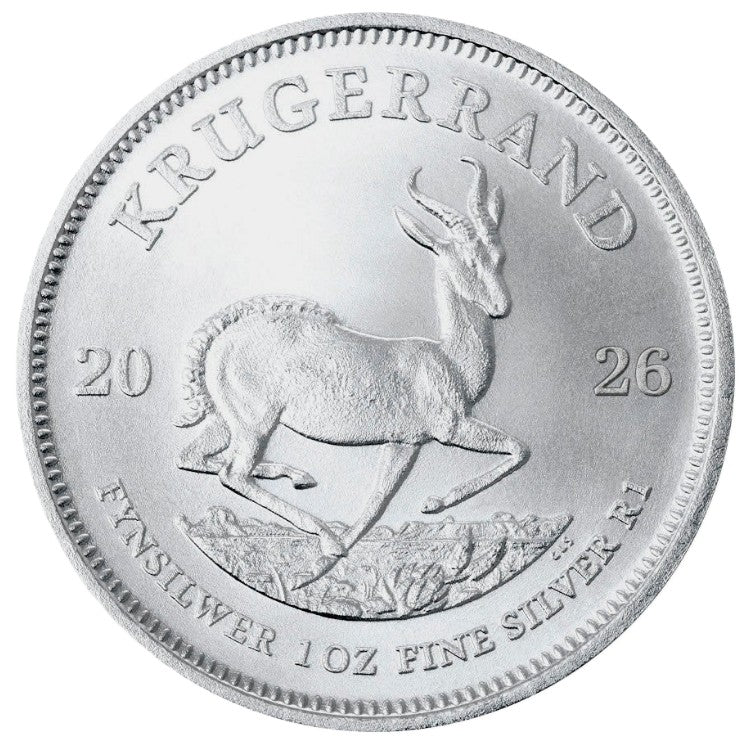 Krügerrand 2026 1 oz Silbermünze BU