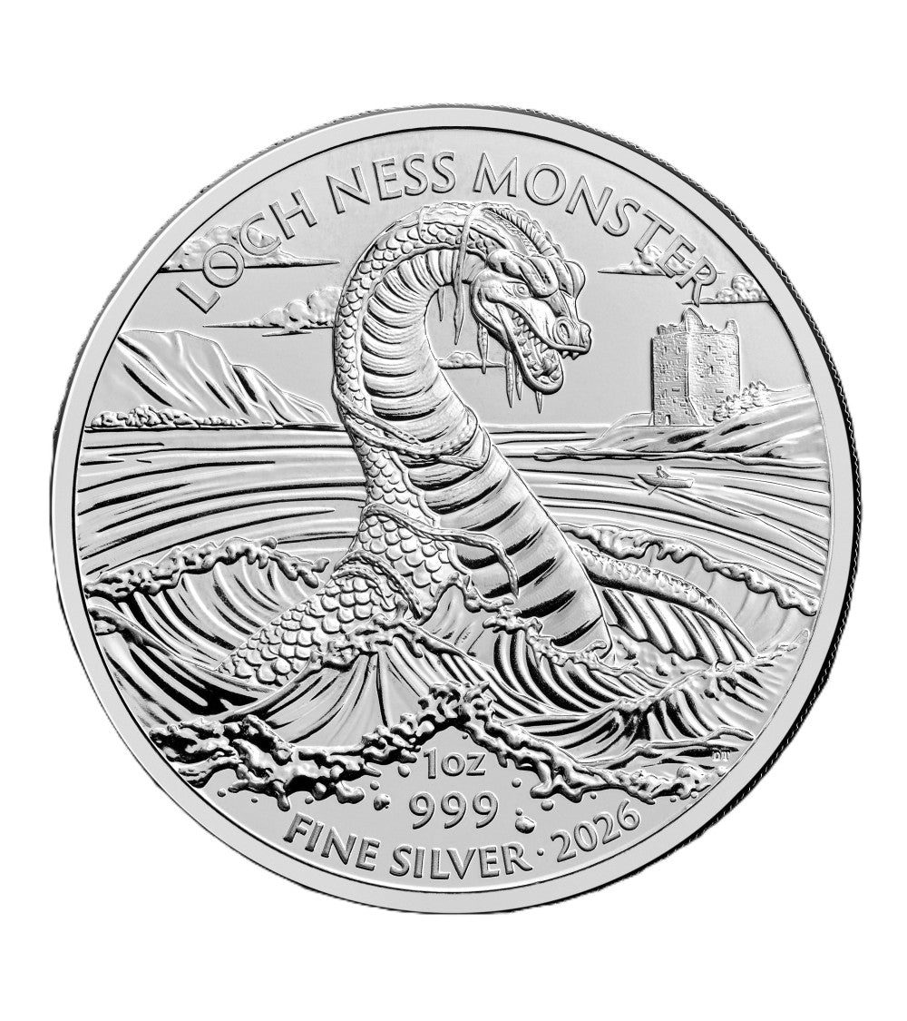 Legendary Creatures - Loch Ness Monster 2026 1 oz Silbermünze