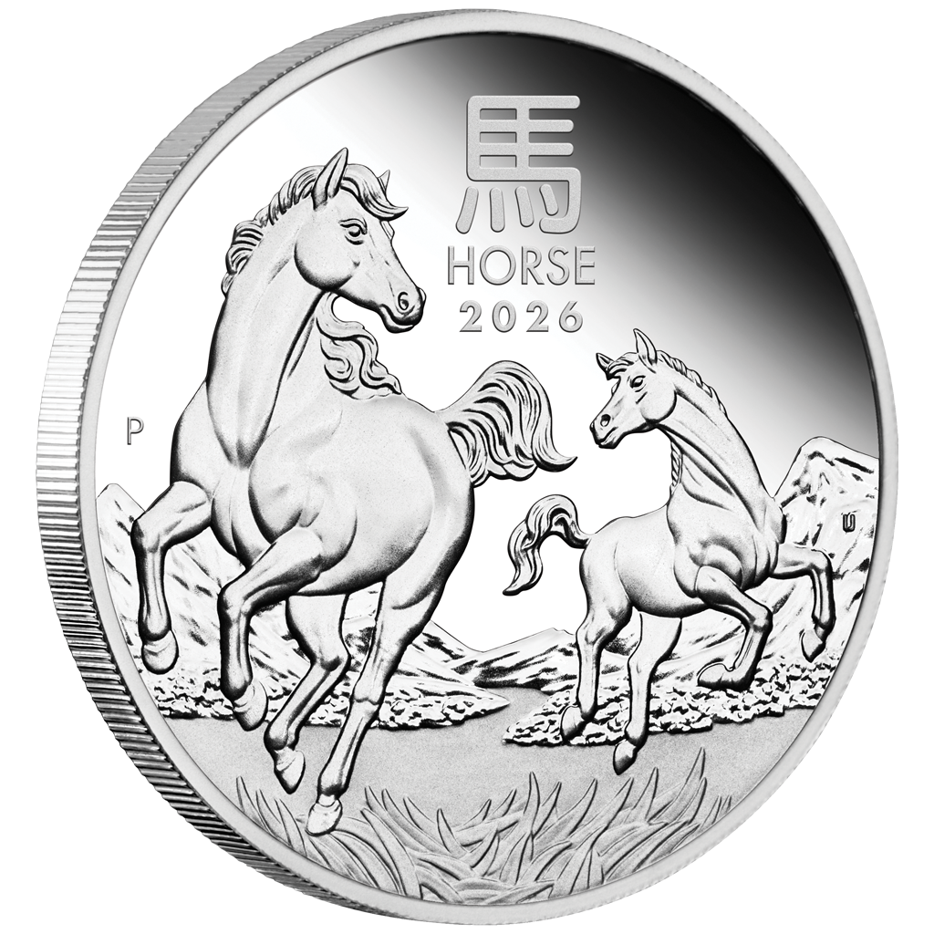 Lunar III Jahr des Pferdes 2026 3,5 oz Silbermünzen Set PM PP in Box***