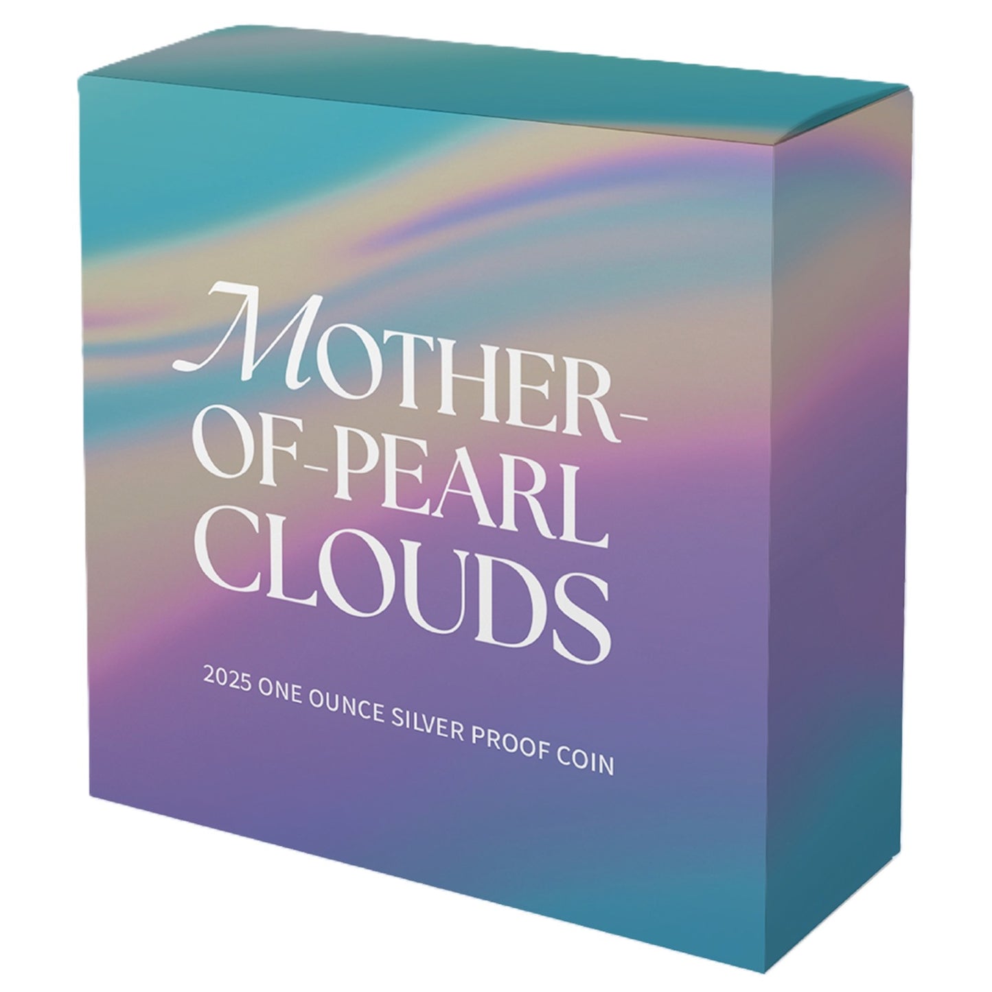 Mother of Pearl Clouds - Farbe - 2025 - 1 oz Silbermünze PP***