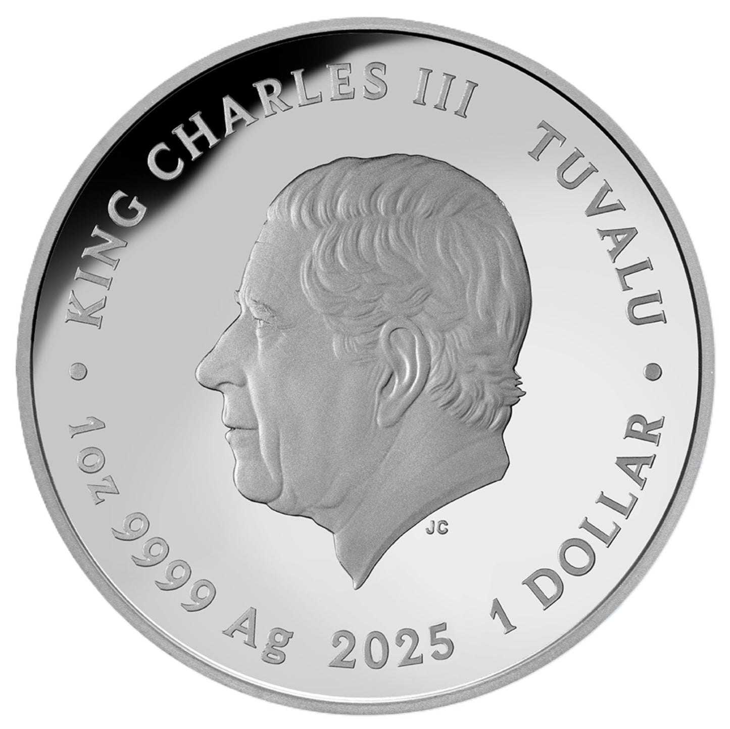 Mother of Pearl Clouds - Farbe - 2025 - 1 oz Silbermünze PP***