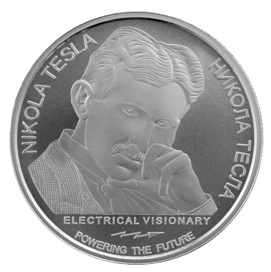 Nikola Tesla - Energy Medicine 2026 - 1 oz Silbermünze BU