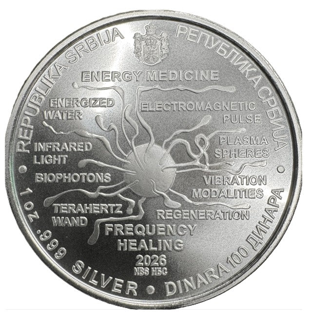 Nikola Tesla - Energy Medicine 2026 - 1 oz Silbermünze BU