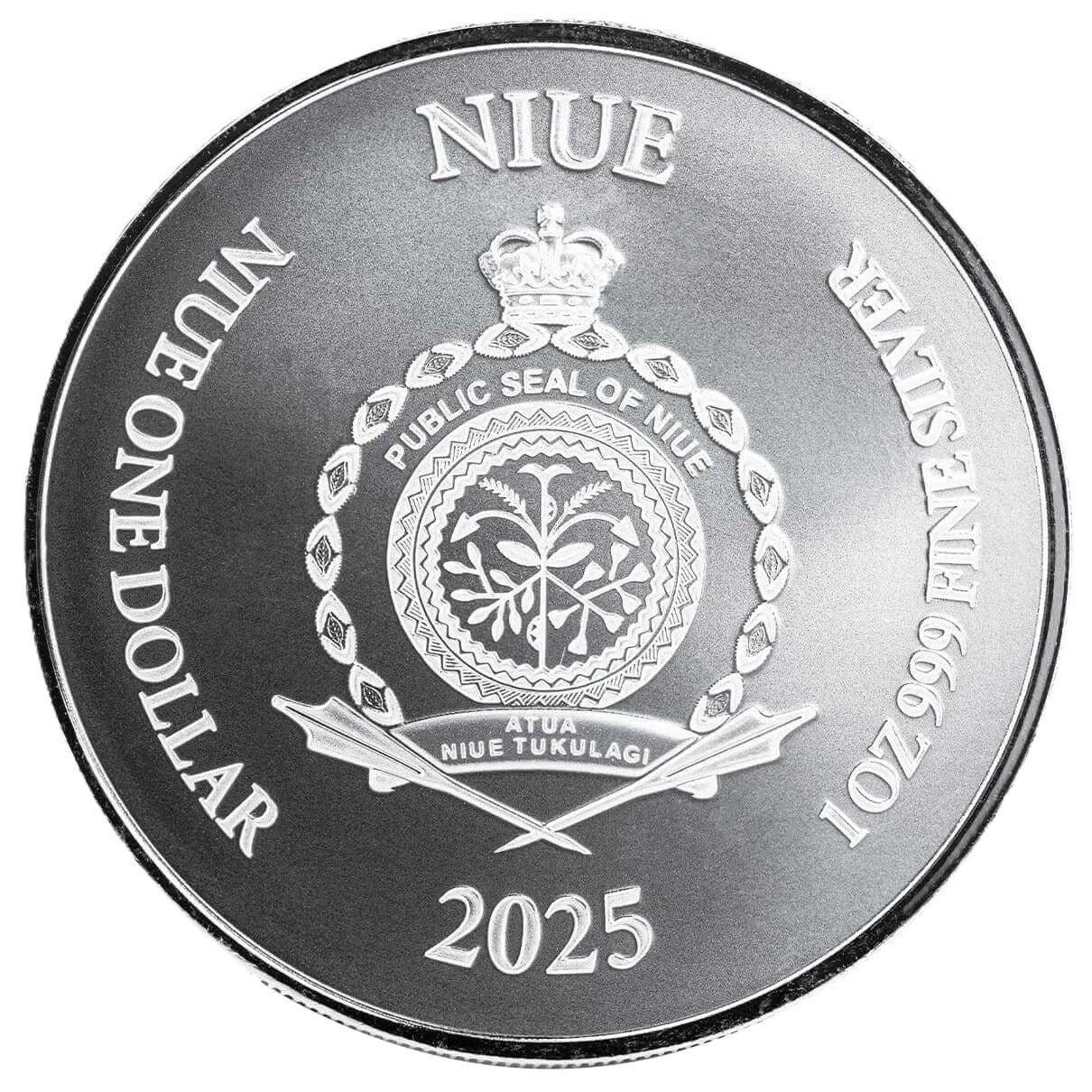 Niue - Lady Justice - 2025 - 1 oz Silbermünze BU