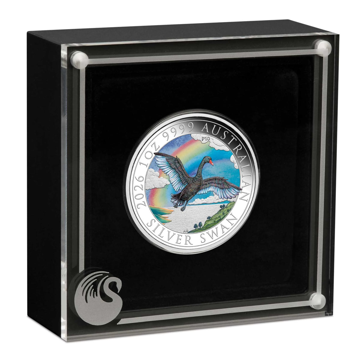 Schwan 2026 Coin Show Special ANDA 2026 1 oz Silbermünze Farbe