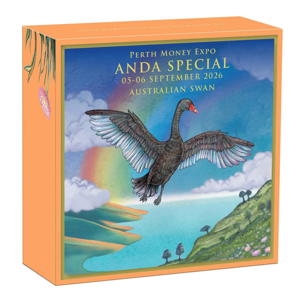 Schwan 2026 Coin Show Special ANDA 2026 1 oz Silbermünze Farbe